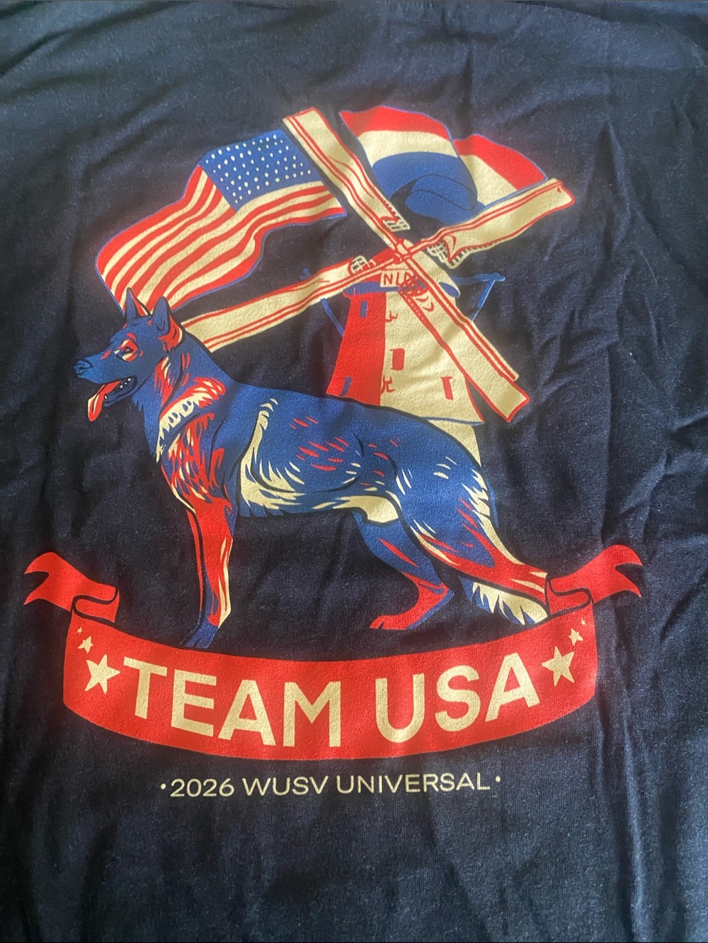 NWT Team USA Graphic Tee - Red, White & Blue P68